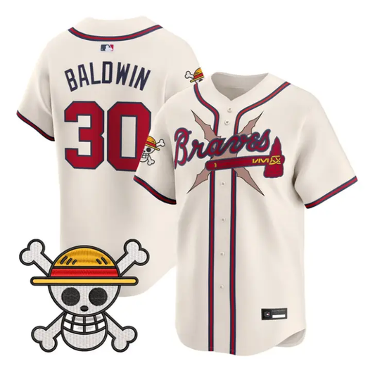 Drake Baldwin Jersey #30 Atlanta Braves One Piece Premier Stitched