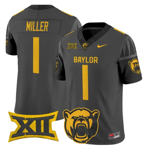 Dre'lon Miller Jersey #1 Baylor Bears 2026 Vapor Limited Stitched
