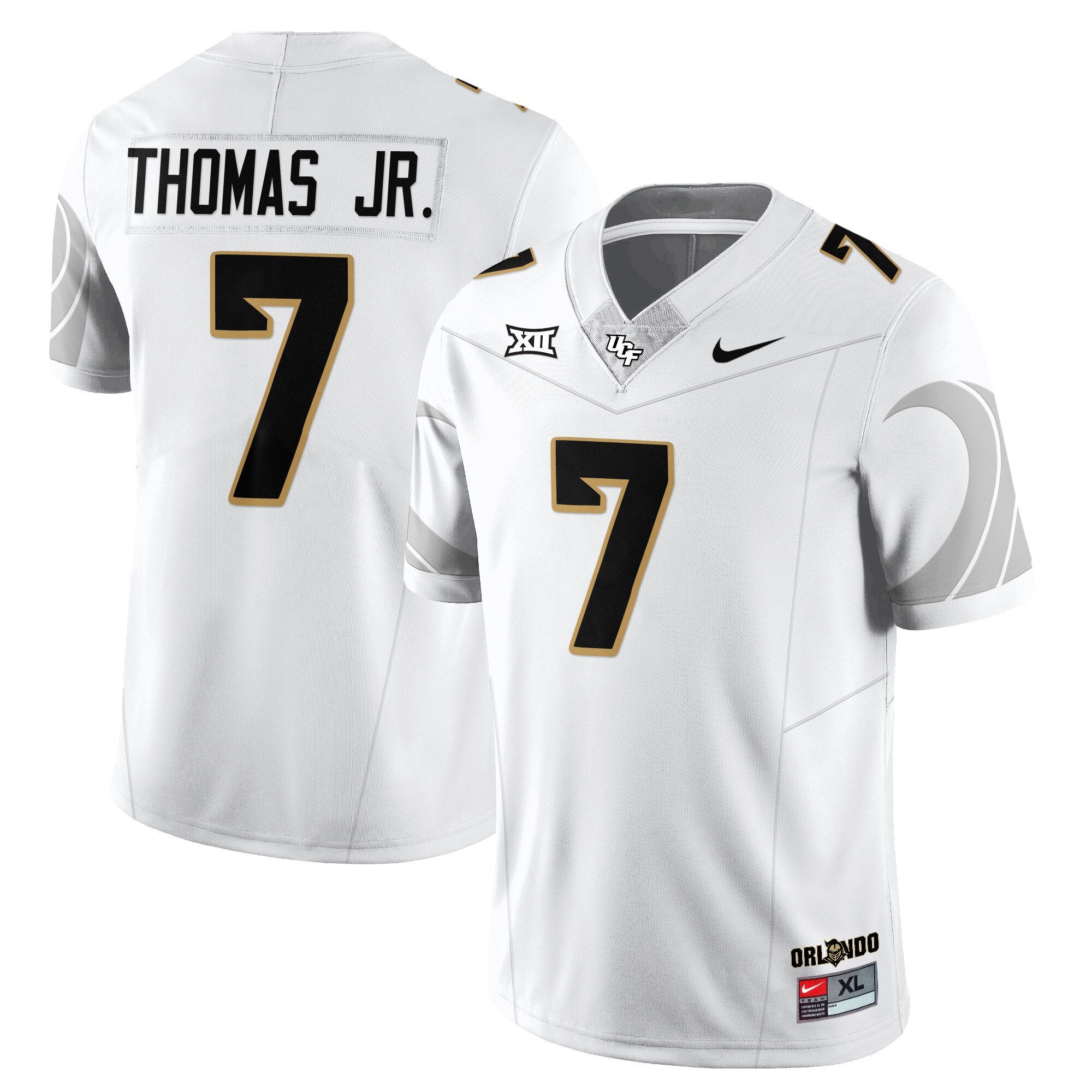 Duane Thomas Jr Jersey #7 UCF Football 2025 Core Uniforms Stitched White
