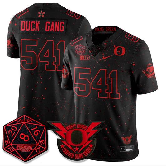 Duck Gang Jersey #541 Oregon Ducks Stranger Things Vapor Limited Stitched