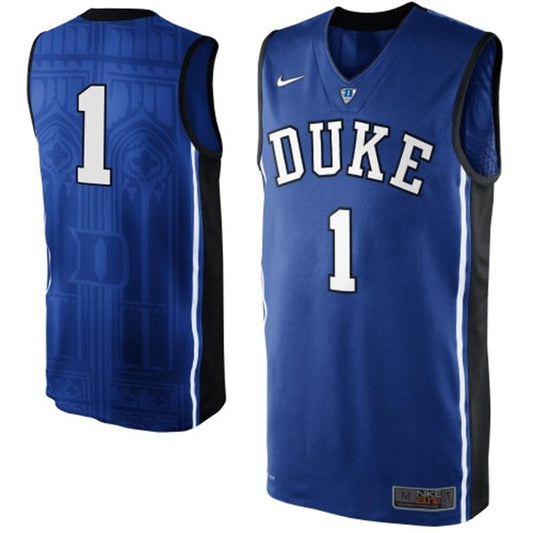 Duke Blue Devils #1 Jabari Parker Basketball NCAA Basketball Jersey Blue