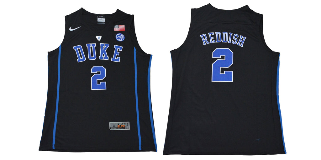 Duke Blue Devils #2 Reddish Basketball NCAA Basketball Jersey Black