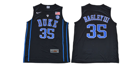 Duke Blue Devils #35 Bagley III Basketball NCAA Basketball Jersey Black