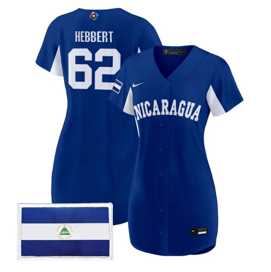 Duque Hebbert Jersey #62 Nicaragua 2026 World Baseball Dress Stitched