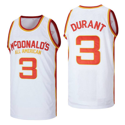 Durant Mcdonalds All American Basketball Jersey White