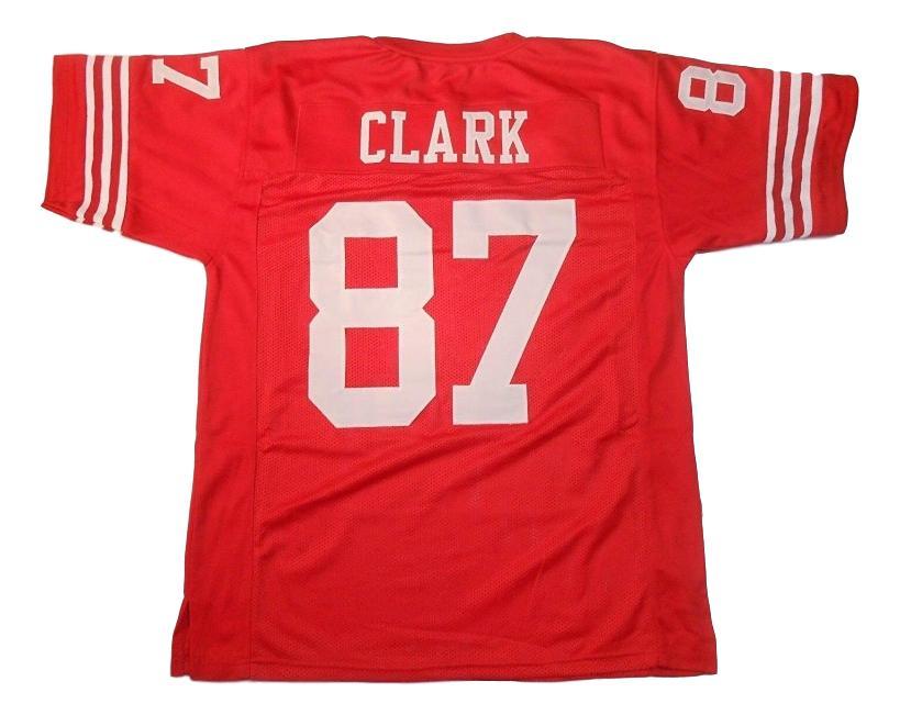 Dwight Clark Jersey #87 Custom Unsigned Football Stitched Red
