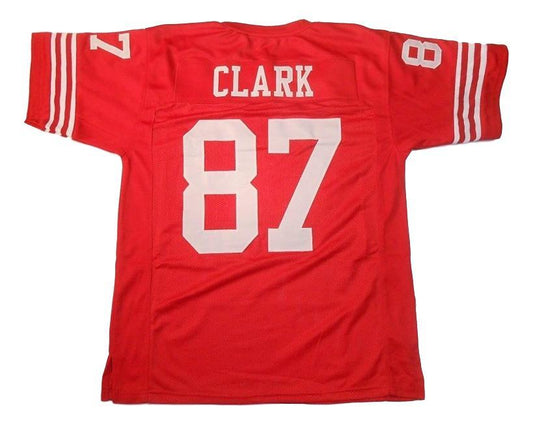 Dwight Clark Jersey #87 Custom Unsigned Football Stitched Red