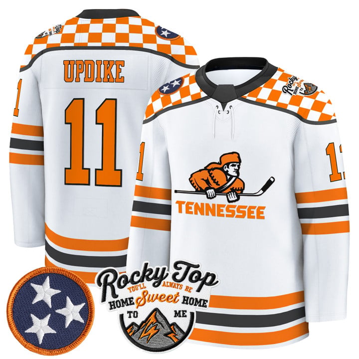 Dylan Updike Jersey #11 Tennessee Volunteers 2025-26 Hockey Premium Stitched