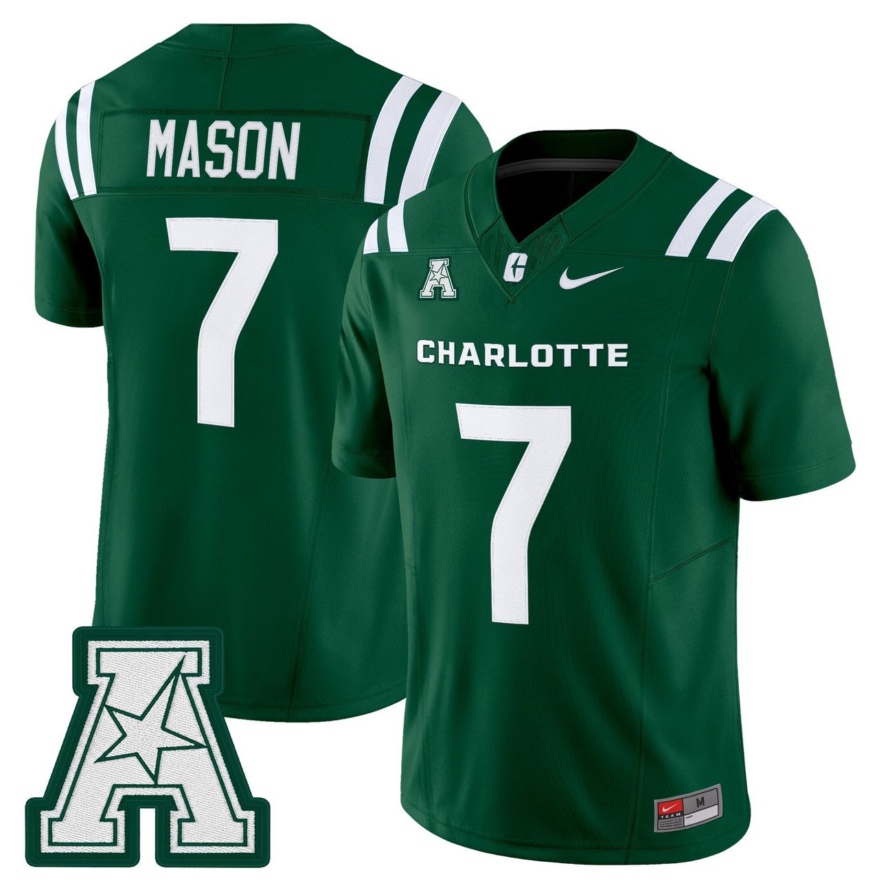 E. Jai Mason Jersey #7 Charlotte 49ers 2025 Vapor Limited Stitched