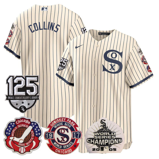 Eddie Collins Jersey Chicago White Sox 125th Anniversary World Series Champions Field Of Dream