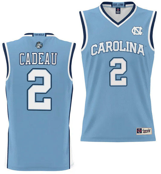Elliot Cadeau Jersey #2 UNC Tar Heels College NIL Basketball Lightweight