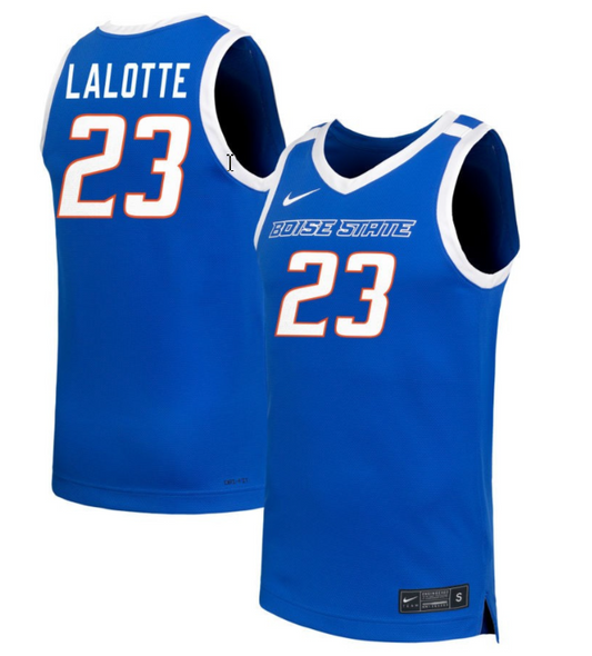 Elodie Lalotte Jersey #23 Boise State Broncos NIL Basketball Royal