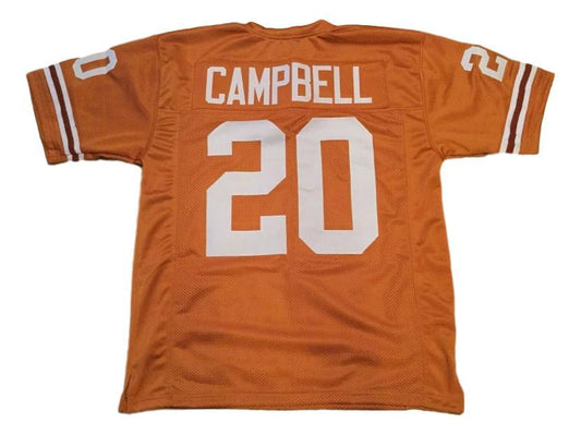 Earl Campbell Jersey #20 Custom Unsigned Football Stitched Orange