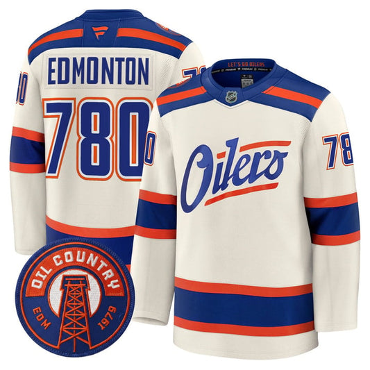 Edmonton Jersey #780 Edmonton Oilers 2025 -2026 Premium All Stitched