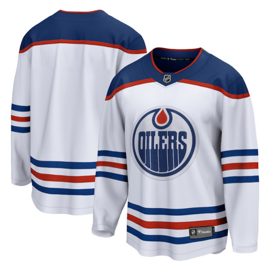 Edmonton Oilers Away Breakaway Jersey Men, White