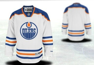 Edmonton Oilers Customized White Thrid Jersey