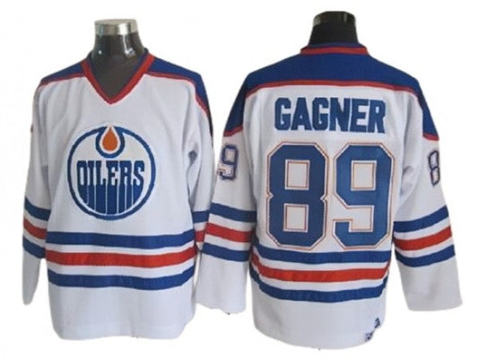Edmonton Oilers #89 Sam Gagner Vintage CCM Jersey - White