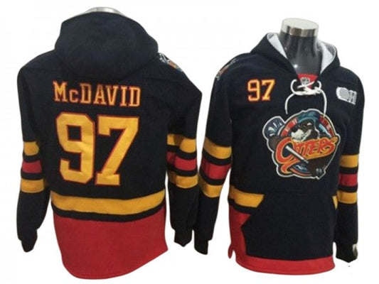 Edmonton Oilers #97 Connor McDavid Hoodie - Black