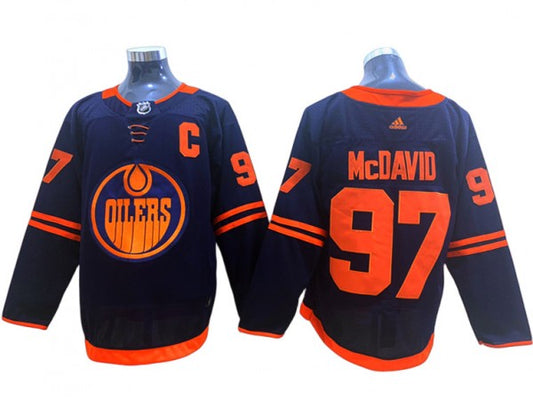 Edmonton Oilers #97 Connor McDavid Orange Home Jersey