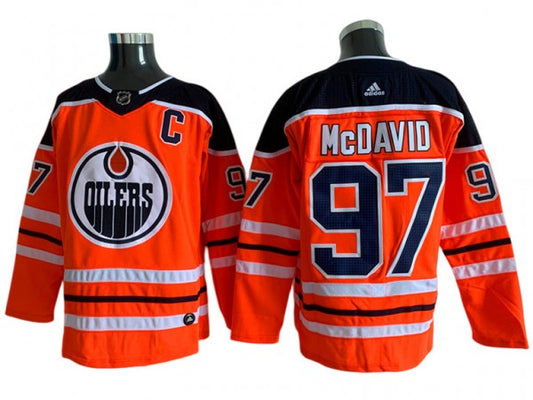 Edmonton Oilers #97 Connor McDavid White Away Jersey