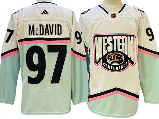 Edmonton Oilers #97 Connor McDavid White Away Jersey