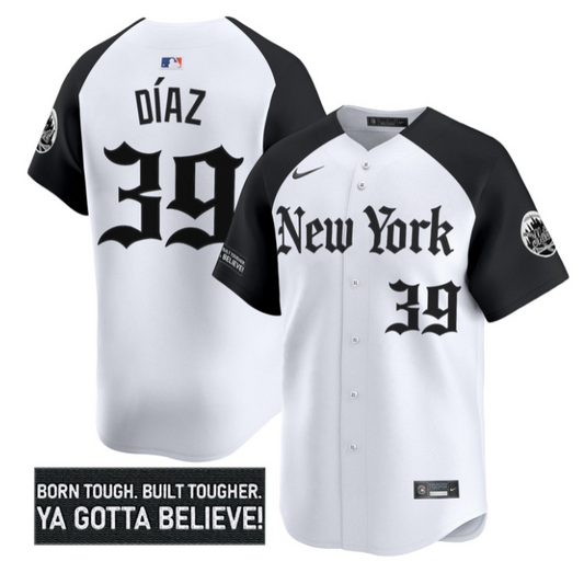 Edwin Díaz Jersey #39 New York Mets Gothic Borough Edition Stitched