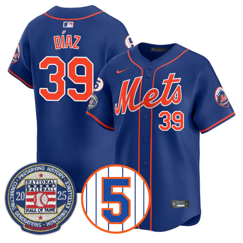Francisco Lindor Jersey #12 New York Mets Hall of Fame Gold Stitched Black