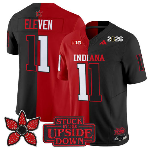 Eleven Jersey #11 Indiana Hoosiers Upside Down Edition Vapor Limited Stitched