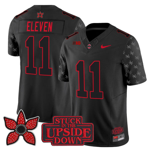 Eleven Jersey #11 Ohio State Stranger Things Edition Vapor Limited Stitched