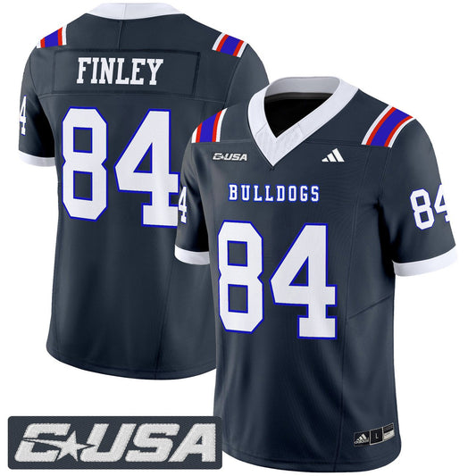 Eli Finley Jersey #84 Louisiana Tech Bulldogs 2025 Limited Stitched