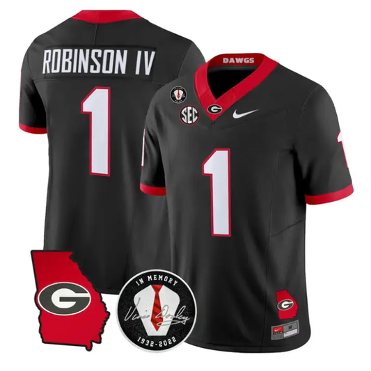 Ellis Robinson IV Jersey #1 Georgia Bulldogs 2026 Vince Dooley Stitched