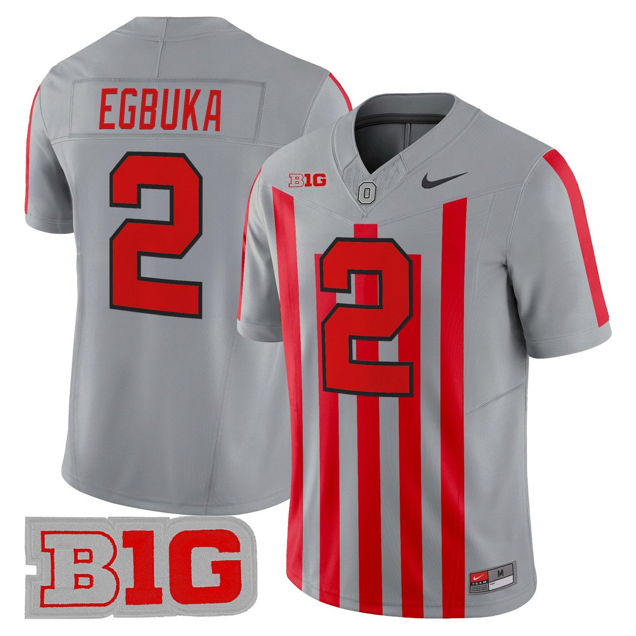 Emeka Egbuka Jersey #2 Ohio State Buckeyes Throwback Vapor Stitched