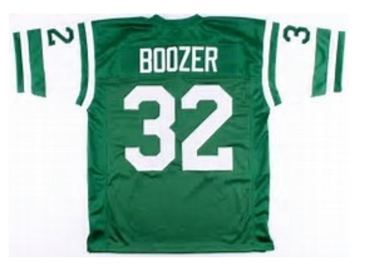 Emerson Boozer Jersey New York Jets Custom Throwback Football Green