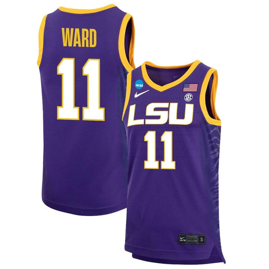 Emily Ward Jersey LSU Tigers Basketball 2023 NCAA College #11