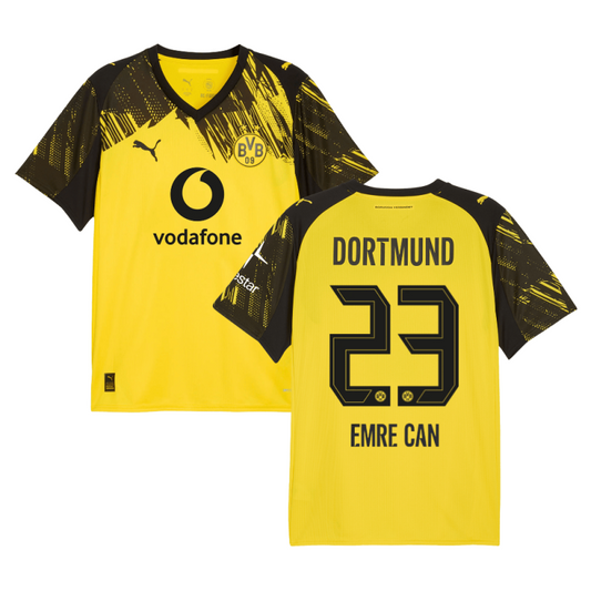 Emre Can #23 Borussia Dortmund 2025-26 Home Men Jersey – Yellow