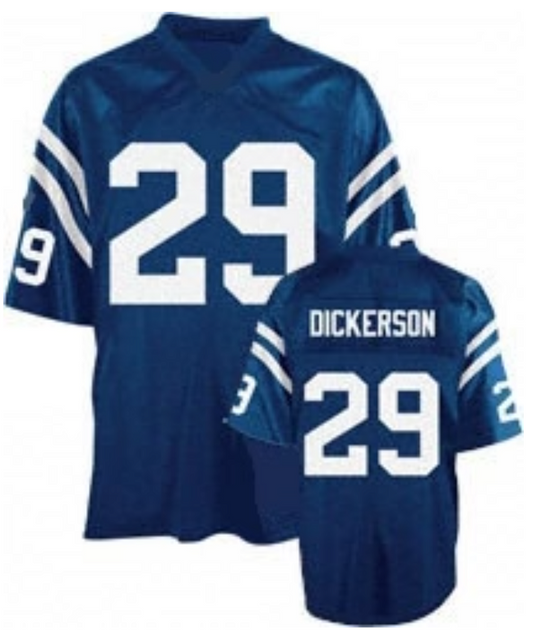 Eric Dickerson Jersey Indianapolis Colts Custom Throwback Football Blue
