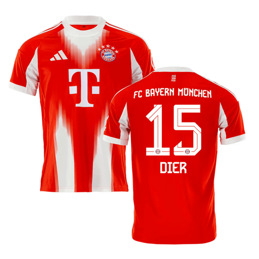Eric Dier 15 Bayern Munich 2025-26 Home Jersey – Red