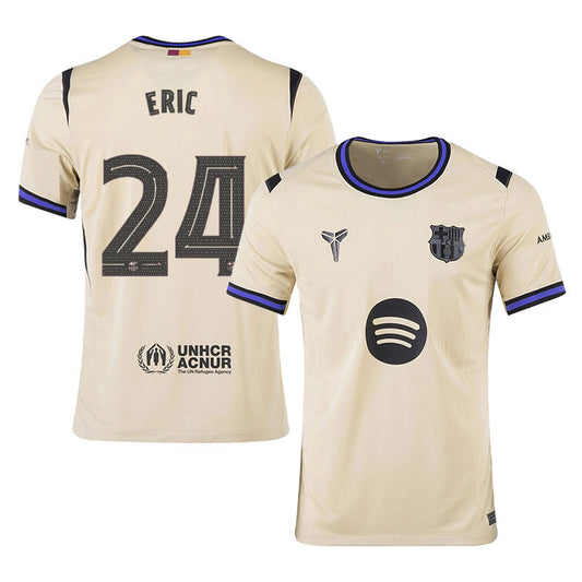 Eric Garcia #24 Barcelona 2025-26 Away Jersey – Cream