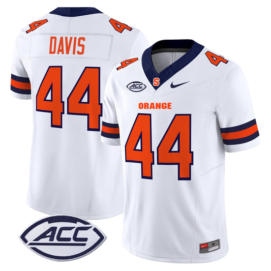 Ernie Davis Jersey #44 Syracuse Orange 2025 Limited Stitched White