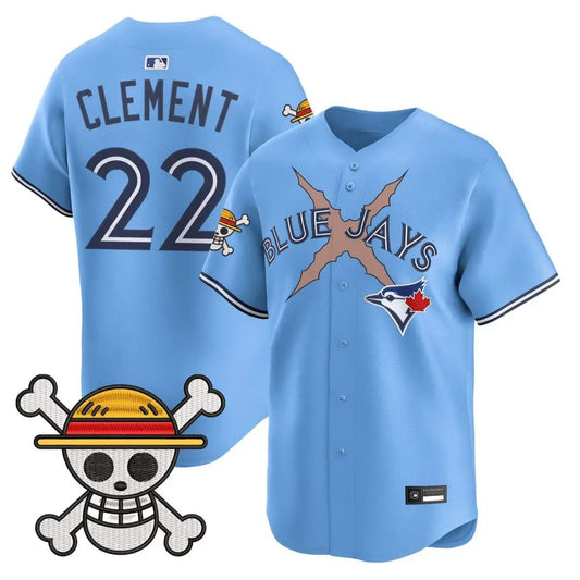 Ernie Clement Jersey #22 Blue Jays One Piece Premier Limited Stitched