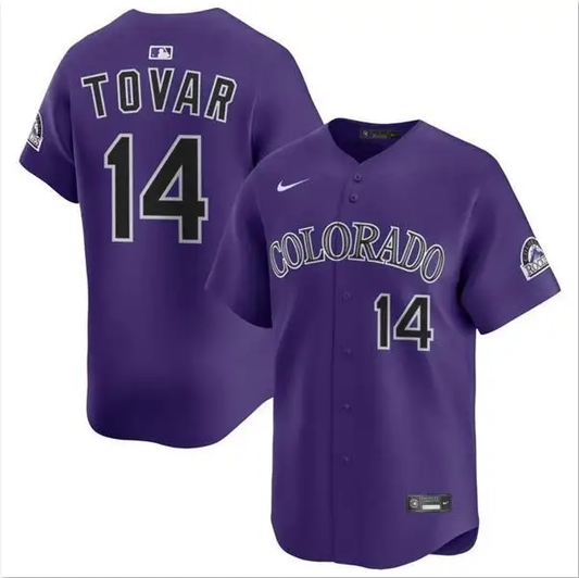 Ezequiel Tovar Jersey #23 Rockies Vapor Premier Limited All Stitched