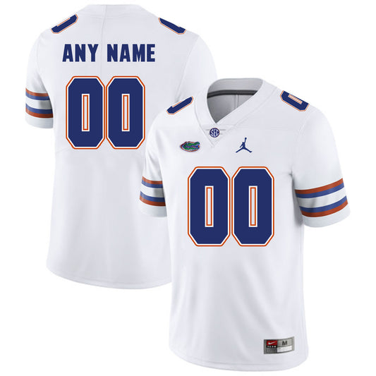 Florida Gators Custom Name and Number NCAA Football Jersey White 2018