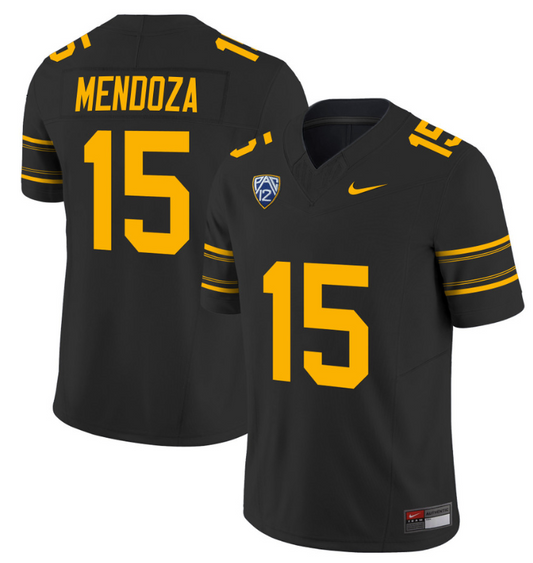 Fernando Mendoza Jersey #15 California Golden Bears Stitched Black