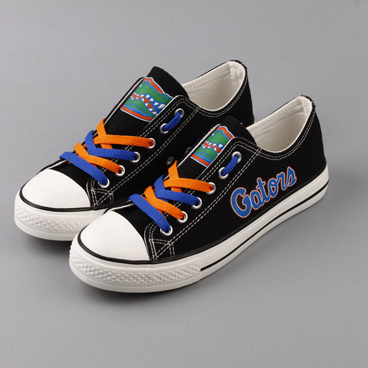 Florida Gators Limited Print NCAA College Students Low Top Canvas Shoes Sport Sneakers 1