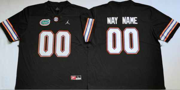 Florida Gators Custom Name and Number College Football Jersey Black