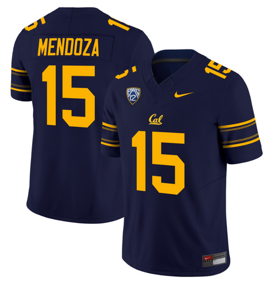 Fernando Mendoza Jersey #15 California Golden Bears Stitched Navy