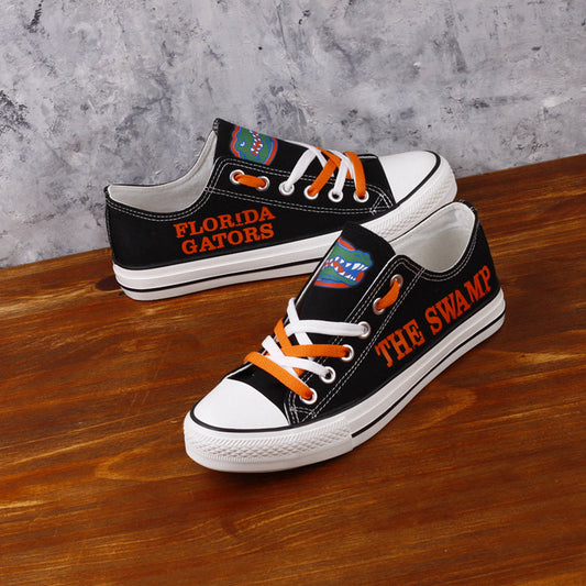 Florida Gators Limited Print NCAA College Students Low Top Canvas Shoes Sport Sneakers 3