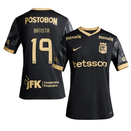 Facundo Batista 19 Atlético Nacional 2025-26 Away Men Jersey – Black