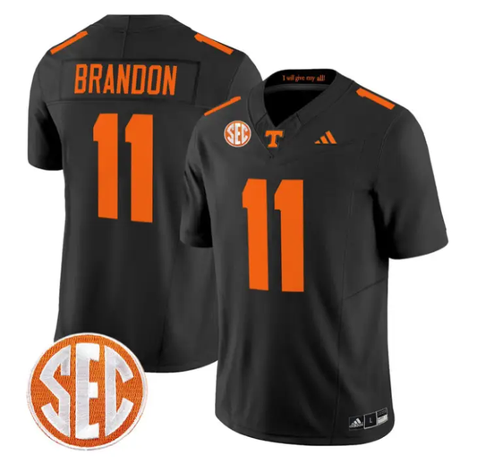 Faizon Brandon Jersey #11 Tennessee Vols 2026 Vapor Limited Stitched
