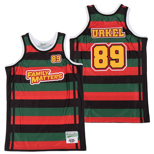 Family Matters #89 Urkel Basketball Jersey